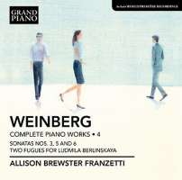 Weinberg: Piano Works Vol. 4 - Piano Sonatas Nos. 3, 5 & 6, Fugues